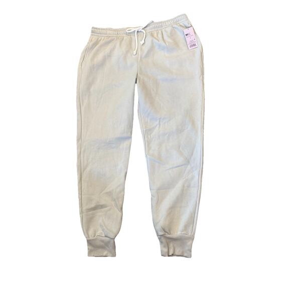 Wild Fable Women Light Grey Tapered Joggers/sweatpants Size Large New With Tags - Picture 4 of 10